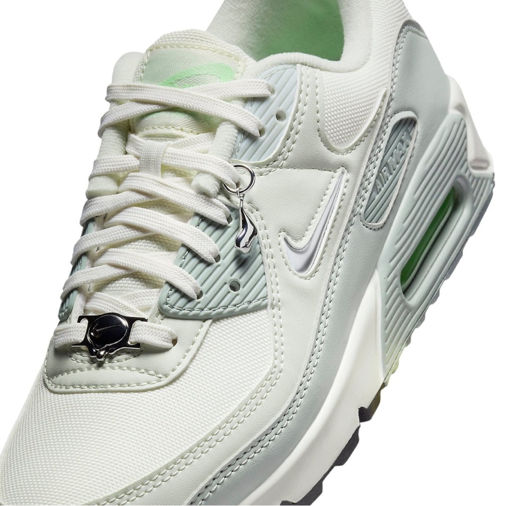 Nike Air Max 90 SE Sail Sea Glass Light Silver Metallic